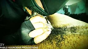 Masked Throat Killa Delivers Sloppy Deepthroat and Cum Swallow in POV