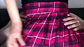 After University Party She And Best Friend Kiss Passionately In Bathroom