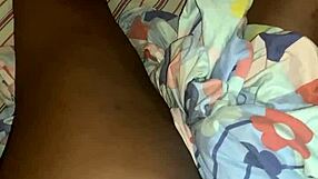 aline spreads her ass wide on my bed - come see the action!