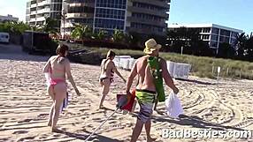 Horny College Teens With Big Cocks In Doggystyle Blowjob Group Fucking During Wild Spring Break Orgy