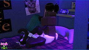 Viper fucking candy her demi-human kittens