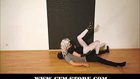 The combined fetish media trailer part two unfolds with intense domination scenes and face-sitting moments.