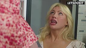 Why Do Mature Blonde And Brunette BFFs Strap-On Fuck In Glamour Lesbian Action?