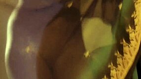 I feel so drawn to this brunette's sensual Indian striptease, her nude dancing and teasing undressing ignite deep erotic emotions