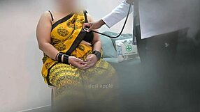 Hey, have you heard about the doctor treating a patient in an Indian hospital clinic setting?