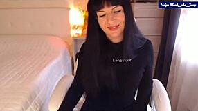 Helga Muah MLADY Shows Bad Behaviour in Red Lingerie with Partial Strip and ASS Wigglin Tease