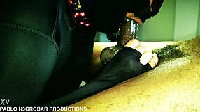 Masked Throat Killa Delivers Sloppy Deepthroat and Cum Swallow in POV