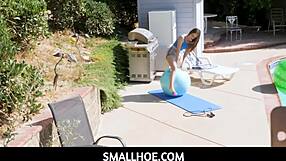 Hey, smallhoe lily glee is that petite teen pornstar who can't resist her fitness instructor's huge cock! 😏