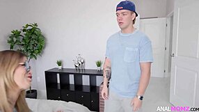 Shared Bed Leads To Deepthroat And Big Ass Anal Fucking Action!