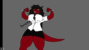 Wendy Shows Off Impressive Muscle Growth in Bodybuilder Session