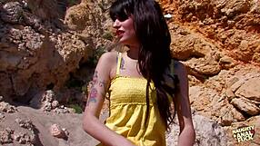 Hey, slutty brunette babes like this one love bending over for hardcore anal fucking and riding in outdoor pov action