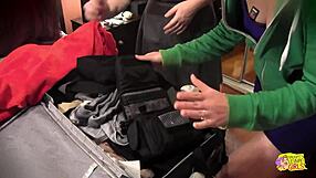 to end our long day me the brunnete and blonde use lesbain toys while fistin