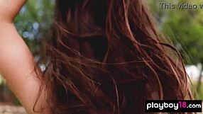 Glamorous Big Boobed Naked Ukrainian Beauty Gloria Sol Resting In A Hammock