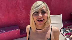 French Blonde Milf Lisa Superbe In Lingerie And Stockings Craving Sex