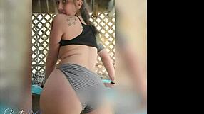 i love using my dildo outdoors on my pierced area like this