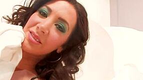 Brunette Babe Jayden Jaymes Plays With Her Tight Pussy In Solo Masturbation