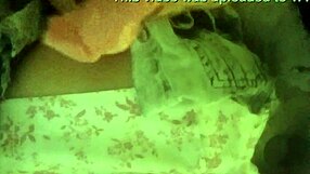 Ginger Paris boldly stuffs marshmallows into her wet pussy for intense solo masturbation and pissing fetish play.