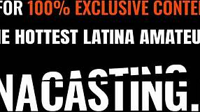 Skinny Black Latina Endures Rough Anal Domination During Amateur Bikini Casting Interview