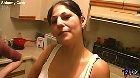 Two 18-year-old Native American girlfriends teamed up for a fun tag team blowjob on a big black cock.