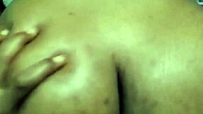 amateur curvy ebony milf shakes her big ass while riding dick in tight warm pussy