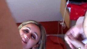 Intense Backstage Action with Michelle De Nere in Wild Spermaparty