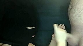 Step Sister Hides Her Face Under Balaclava While Deepthroating And Swallowing Cum From Huge Cock In Close-Up POV