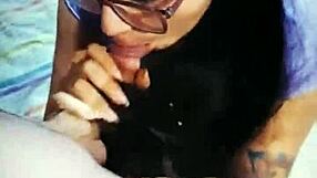 Extreme Blowjob Leading to Cum All Over Her Long Hair