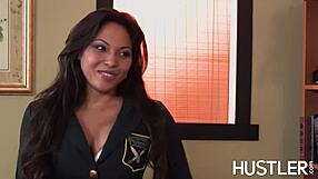 Latina Babe Adrianna Luna With Big Tits Gets Banged Hard In Doggystyle At The Principals Office!
