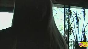 two busty blondes in bikinis have their lesbian sexy time in the pool