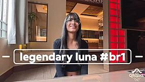 Hey, this Brazilian babe with perfect big natural tits is ready for anything in her casting session ft Luna Legendary