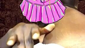 Oh My God, Check Out This Muscular Babe's Huge Clit And Pussy Lips In Sexy Lingerie!