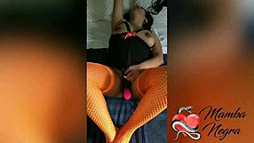 Latina MILF Wife In Sexy Lingerie Gets Bent Over For Doggystyle From Husband While Fan Records Homemade Video