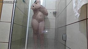 suggesting a steamy solo bath with homemade amateur touches