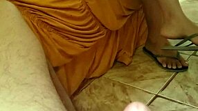 fucking huge brazilian housewife's big ass in bedroom for first time spreading