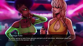 ไม่น่าเชื่อเลย โดนเย็ดสามคนฟูตะนารีดุเดือดแตกในตูดที่ผับ