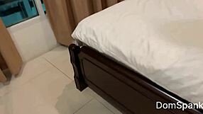 My petite french girlfriend gets her mouth fucked deep with face fucking and spanking on tits and pussy while begging for more in this full premium video