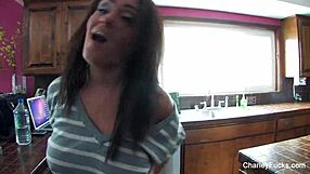 Asa Akira Skillfully Inserts Buttplug into Charley Chase during Intense Lesbian Toy Session