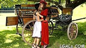 Three hot lesbian girls lick pussies and asses well