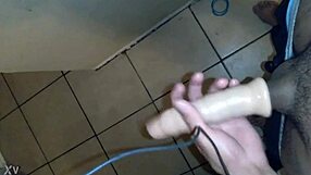 Who Knew A Pocket Pussy Could Handle Such A Massive Latina Monster Cock In Solo Play?