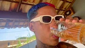 young brazilian friends dive into wild swinger fetish action at the buzios mansion with tattoos and girlfriend sharing