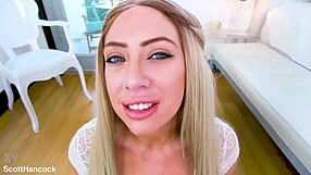 Sunny Chase Sexy Big Natural Tits Blonde No Hands Huge Cock Pov Blowjob And Cum Swallow