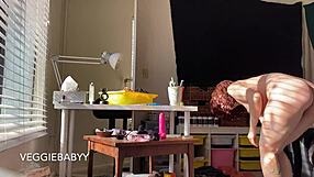 spying on me while i clean my room naked in this full voyeur fantasy pov video