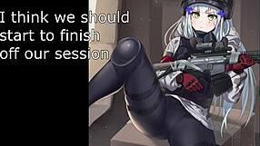 oh man i love this hk416 joi with assplay and cei leading to a ruined orgasm in anime femdom style