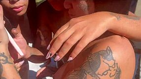 young brazilian friends dive into wild swinger fetish action at the buzios mansion with tattoos and girlfriend sharing