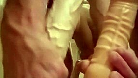 self pleasuring with anal dildo toys in extreme assfucking session