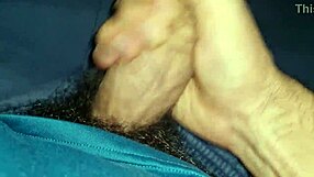 long-haired amateur guy with hairy armpits cums for viewers