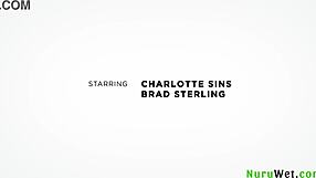 Big Tit Pigtailed Brunette Teen Charlotte Sins Gets Bald Pink Pussy Pounded by Brad Sterling in Wet Nuru Massage! She Takes Creampie Orgasm