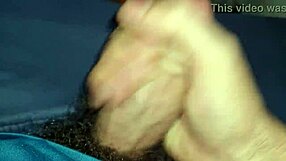 long-haired amateur guy with hairy armpits cums for viewers