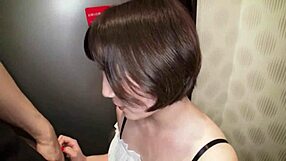 Will Shaved Japanese Amateur Hanako Miyakuni Take Intense Blowjob To Full Creampie In Filming?