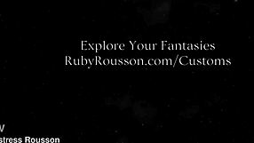 Dominant Goddess Instructs Ass Worship and Jerk Off in Leather Fetish Scene